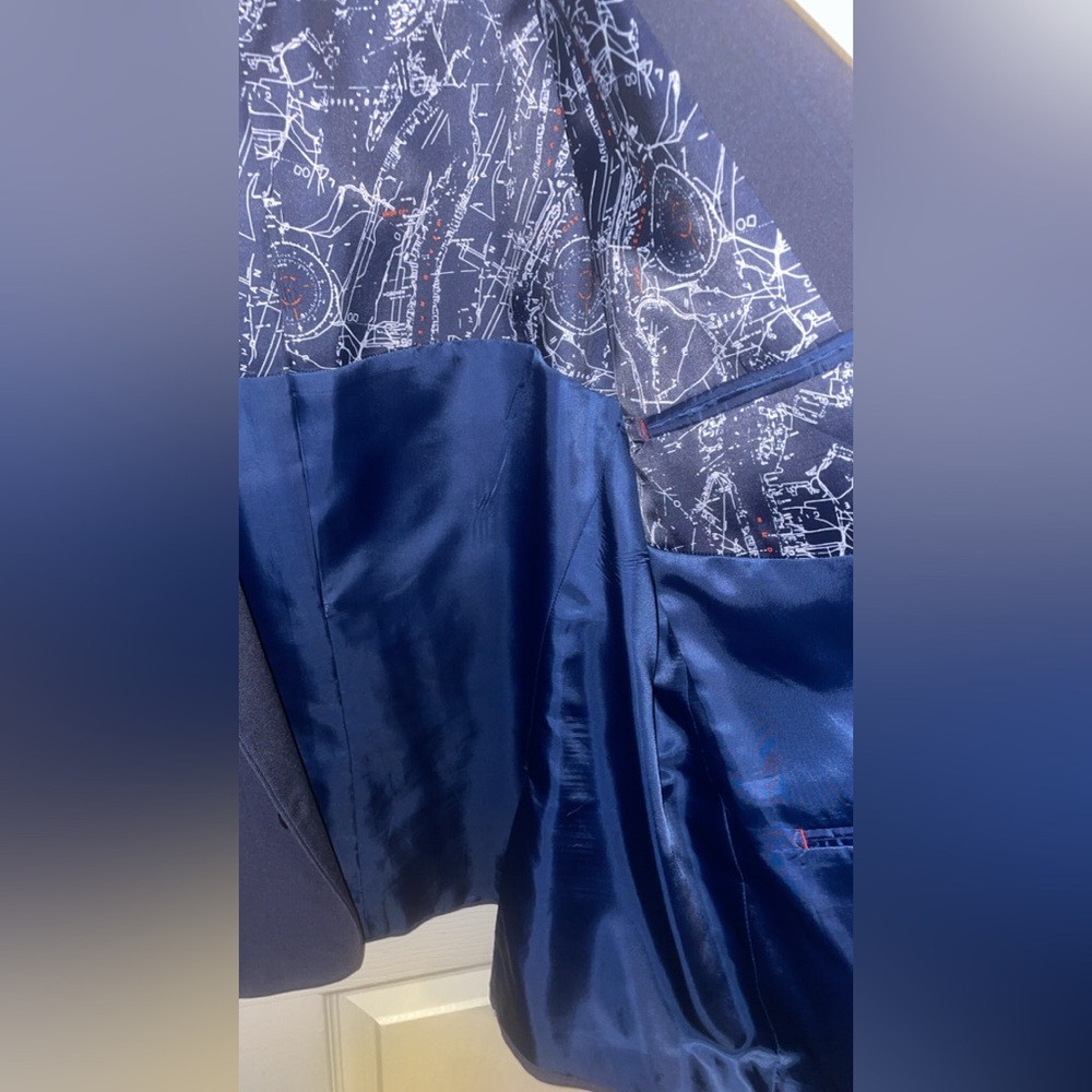 Nautica Dark Blue Sport Coat - Picture 3 of 5